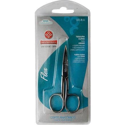 Tesoura Mundial Flex Curva BC323 - Portal do Médico