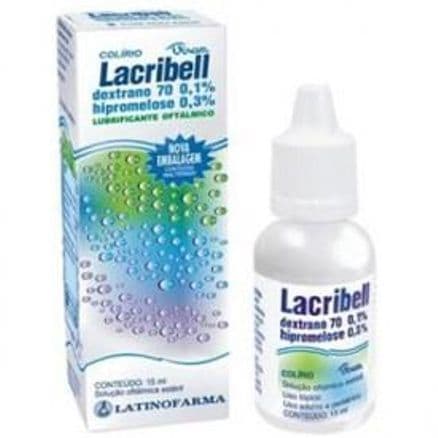 Lacribell Lubrificante Oftálmico 15mL - Portal do Médico