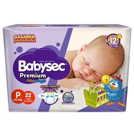 Fralda Babysec Galinha Pintadinha Premium P 22 Unidades - Portal do Médico
