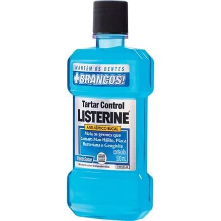 Enxaguatório Antisséptico Listerine Tartar O Control 500ml - Portal do Médico