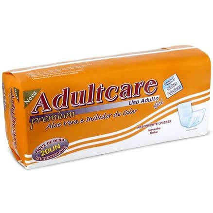 Absorvente Geriátrico Adultcare Premium Tamanho Único 20 unidades - Portal do Médico