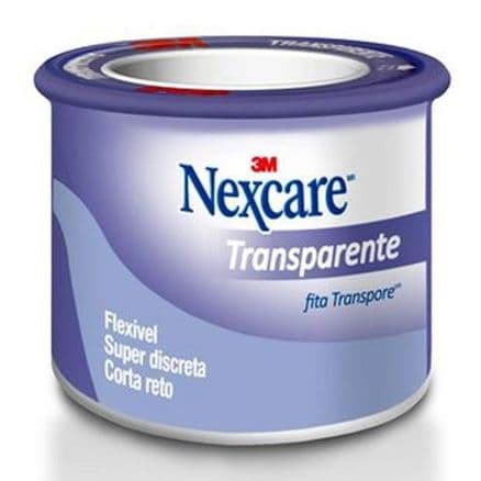 Esparadrapo Transpore Nexcare Transparente 5cm x 4,5m - Portal do Médico