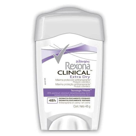 Desodorante Rexona Clinical Feminino Extra Dry 48g - Portal do Médico