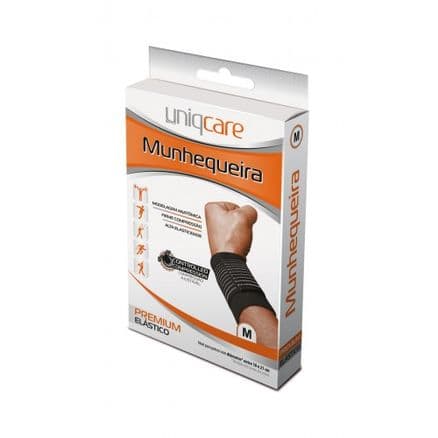 Munhequeira Uniqcare Compressão Ajustável Tamanho M - Portal do Médico