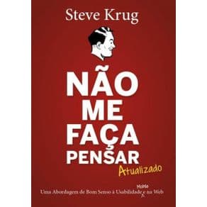 Livro - Não me Faça Pensar  - Atualizado -  Krug - 1 atualizada - Portal do Médico