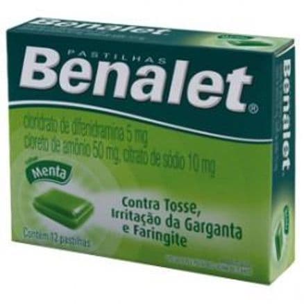 Benalet Sabor Menta 12 pastilhas - Portal do Médico