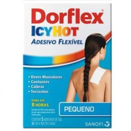Dorflex Icy Hot 1x5 adesivos pequenos (8 cm x 12 cm) - Portal do Médico