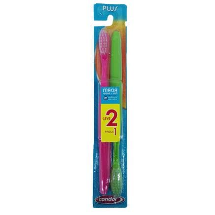 Kit Escova Dental Condor Plus Macia Leve 2 Pague 1 - Portal do Médico