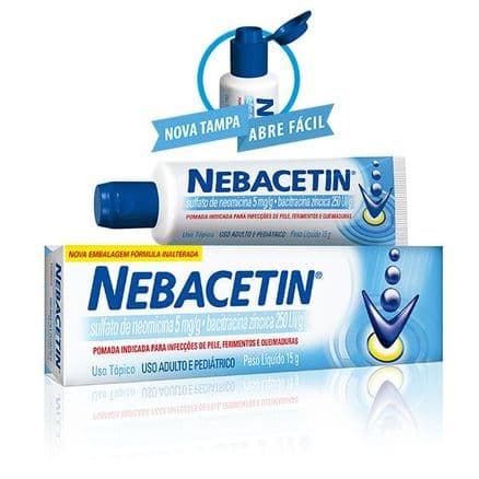 Nebacetin Pomada 15g - Portal do Médico