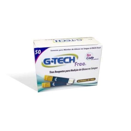 Tiras para Teste de Glicemia G-Tech Free 1 c/ 50 - Portal do Médico