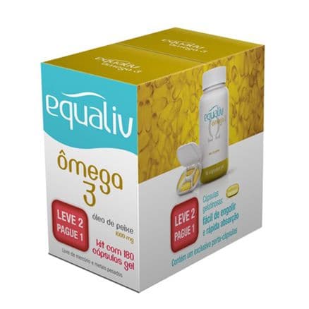 Kit Equaliv Omega 3 2 unidades de 90 capsulas - Portal do Médico