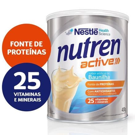 Suplemento Alimentar NUTREN ACTIVE Baunilha 400g - Portal do Médico