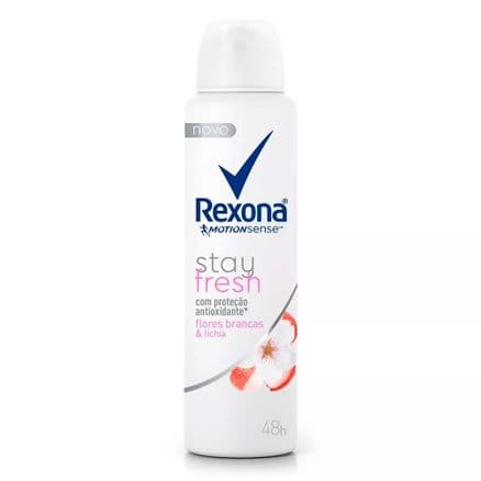 Desodorante Aerosol Rexona Stay Fresh Flores Brancas e Lichia Feminino 150 ml - Portal do Médico