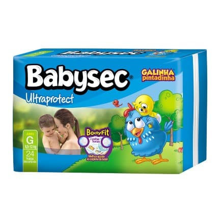 Fralda Babysec Galinha Pintadinha Ultra G 18 unidades - Portal do Médico