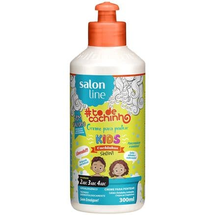 Creme para Pentear Salon Line To de Cachinho Kids Cachinhos Show 300ml - Portal do Médico