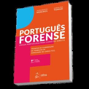 Livro - Português Forense - Língua Portuguesa para Curso de Direito - Medeiros - 9ª edição - Portal do Médico