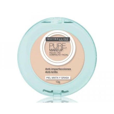 Maybelline Pó Compacto Pure Makeup Beige Claro 13g - Portal do Médico