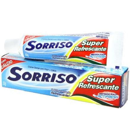 Creme Dental Sorriso Super Refrescante 50g - Portal do Médico