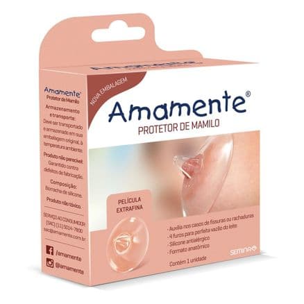 Amamente Protetor de Mamilo 1 unidade - Portal do Médico