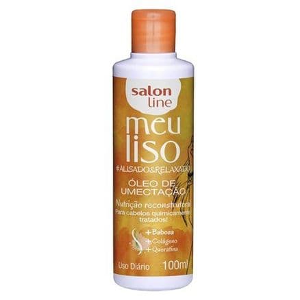 Óleo De Umectação Capilar Salon Line Meu Liso Alisado E Relaxado 100 ml - Portal do Médico