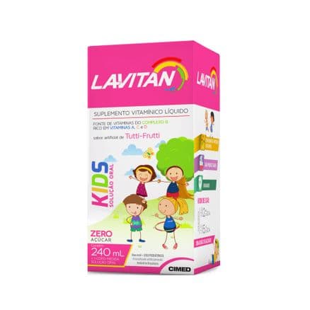 Lavitan Kids Solução Sabor Tutti-Frutti 240ml - Portal do Médico