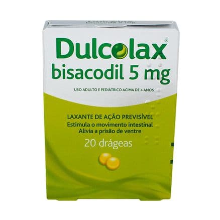 Dulcolax 5mg 20 drágeas - Portal do Médico