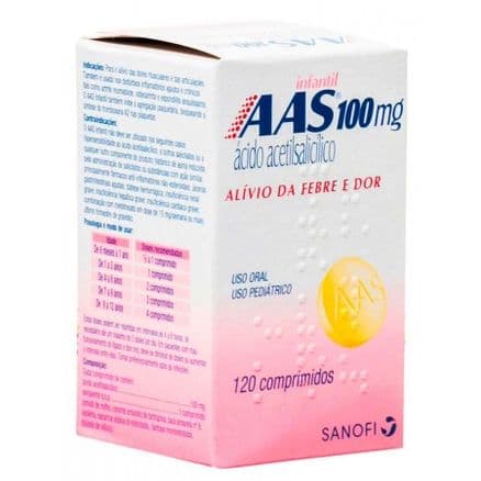 AAS 100mg 120 comprimidos Infantil - Portal do Médico
