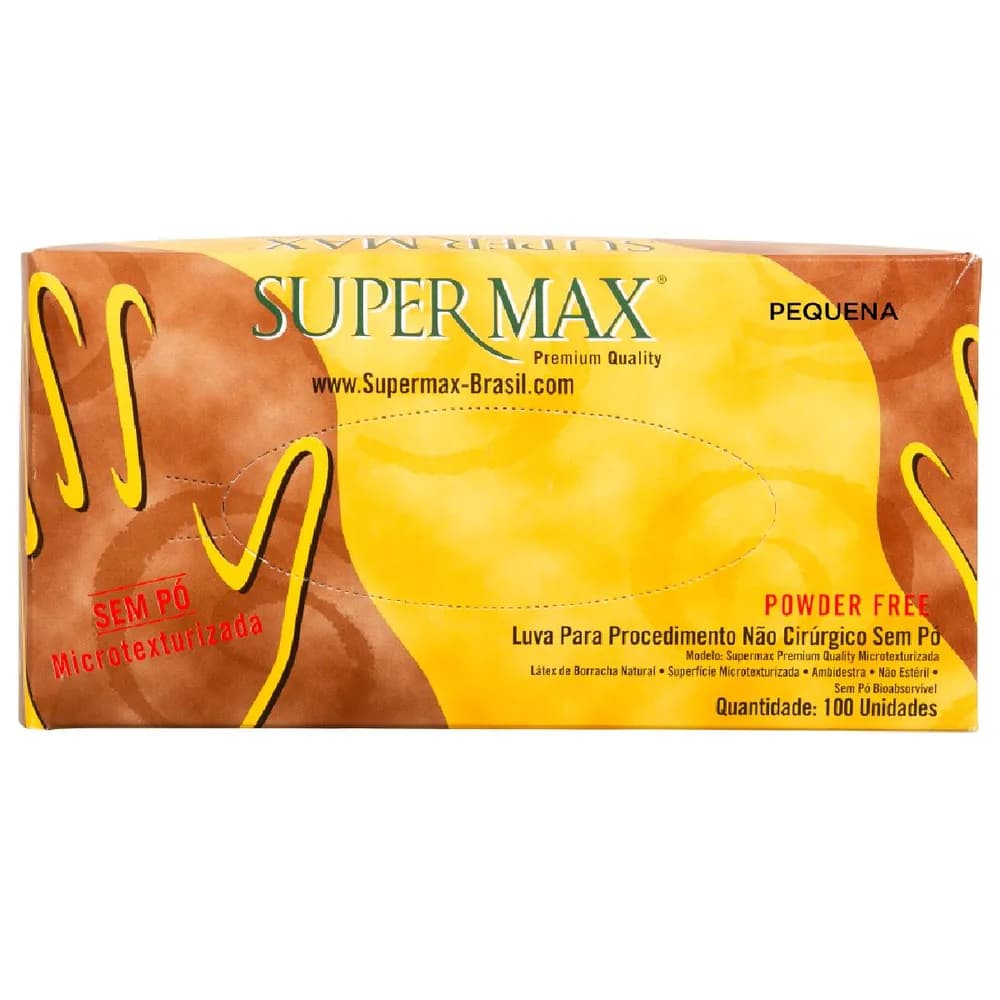 Luva de Procedimento Latex Sem Talco - Pequena
