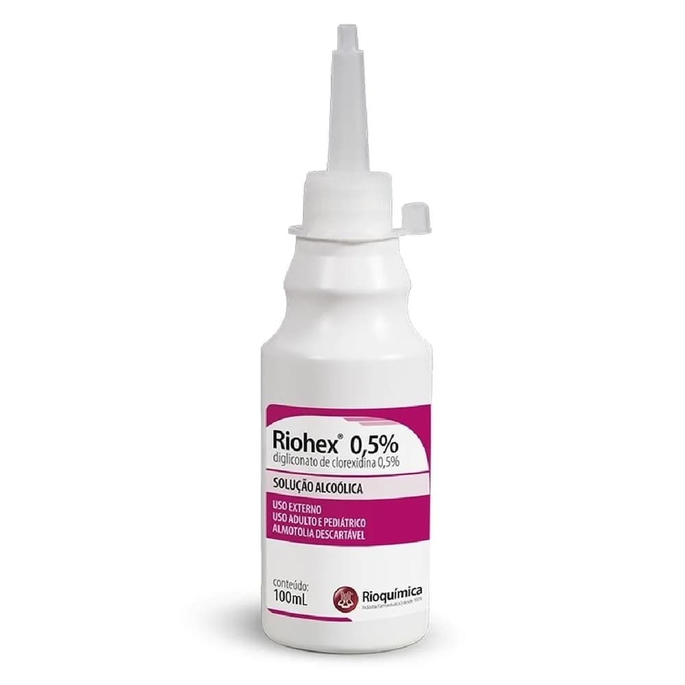 Riohex Clorexidina 0,5% Solução Alcoólica 100ml