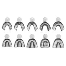 Moldeira Inox Adulto Perfurada - Tecnodent