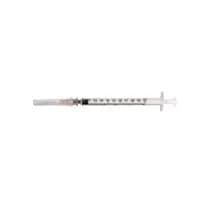 Seringa Descartável Luer Slip 1ml com agulha 13x0,45mm Insulina - Descarpack