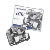 Bráquete Metálico Premium Elite - MBT 0.022 - Orthometric