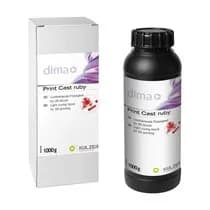 Resina para Impressora 3D Dima Print Cast Ruby 1Kg