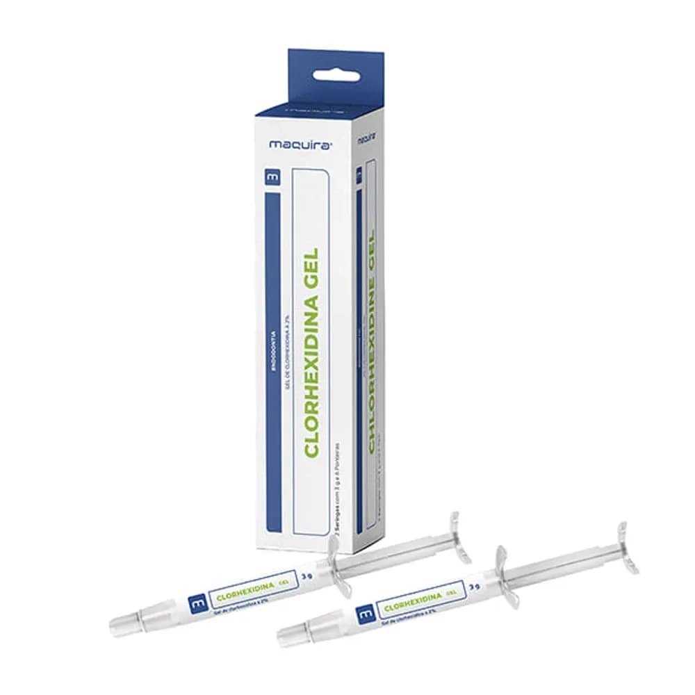 CLORHEXIDINA GEL 2% SERINGA 3G 2UN 6 PONTEIRAS MAQUIRA