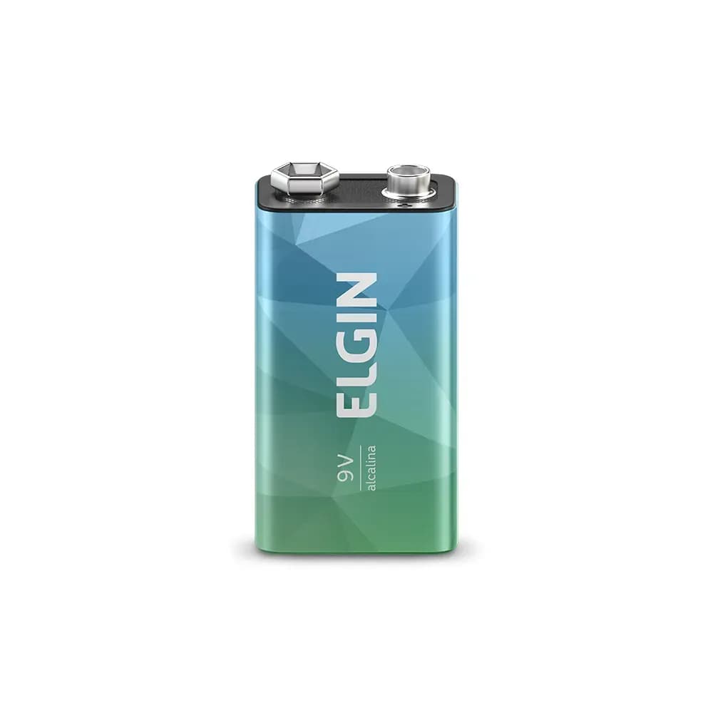 PILHA BATERIA 9V ALCALINA ELGIN