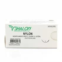 Fio de Sutura Nylon com Agulha - Shalon