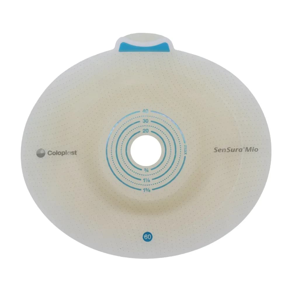 BASE ADESIVA PARA ESTOMIA 2 PEÇAS CLICK CONVEXA LIGHT SENSURA MIO COLOPLAST