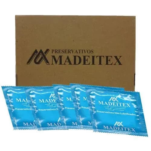 PRESERVATIVO NÃO LUBRIFICADO GINEC CX COM 144 UNID. MADEITEX