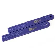 Régua Endodôntica Milimetrada Plástica Autoclavável 40mm - MK LIFE