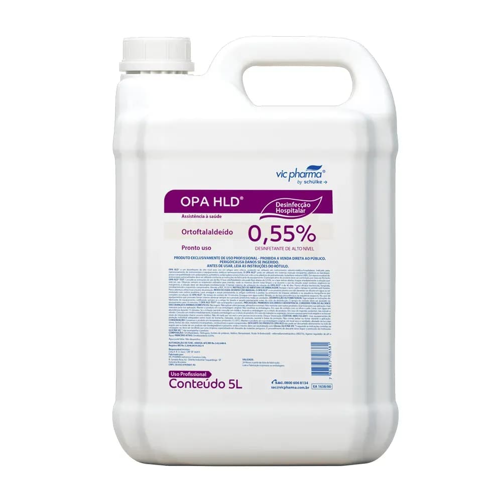 OPA HLD 0,55% DESINFETANTE DE INST CIRURGÍCO 5L VIC PHARMA