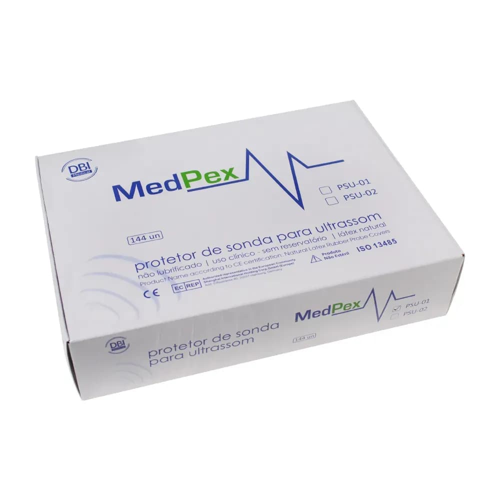 PROTETOR DE SONDA PARA ULTRASSOM NÃO LUBRIFICADO PSU-02 144UN MEDPEX
