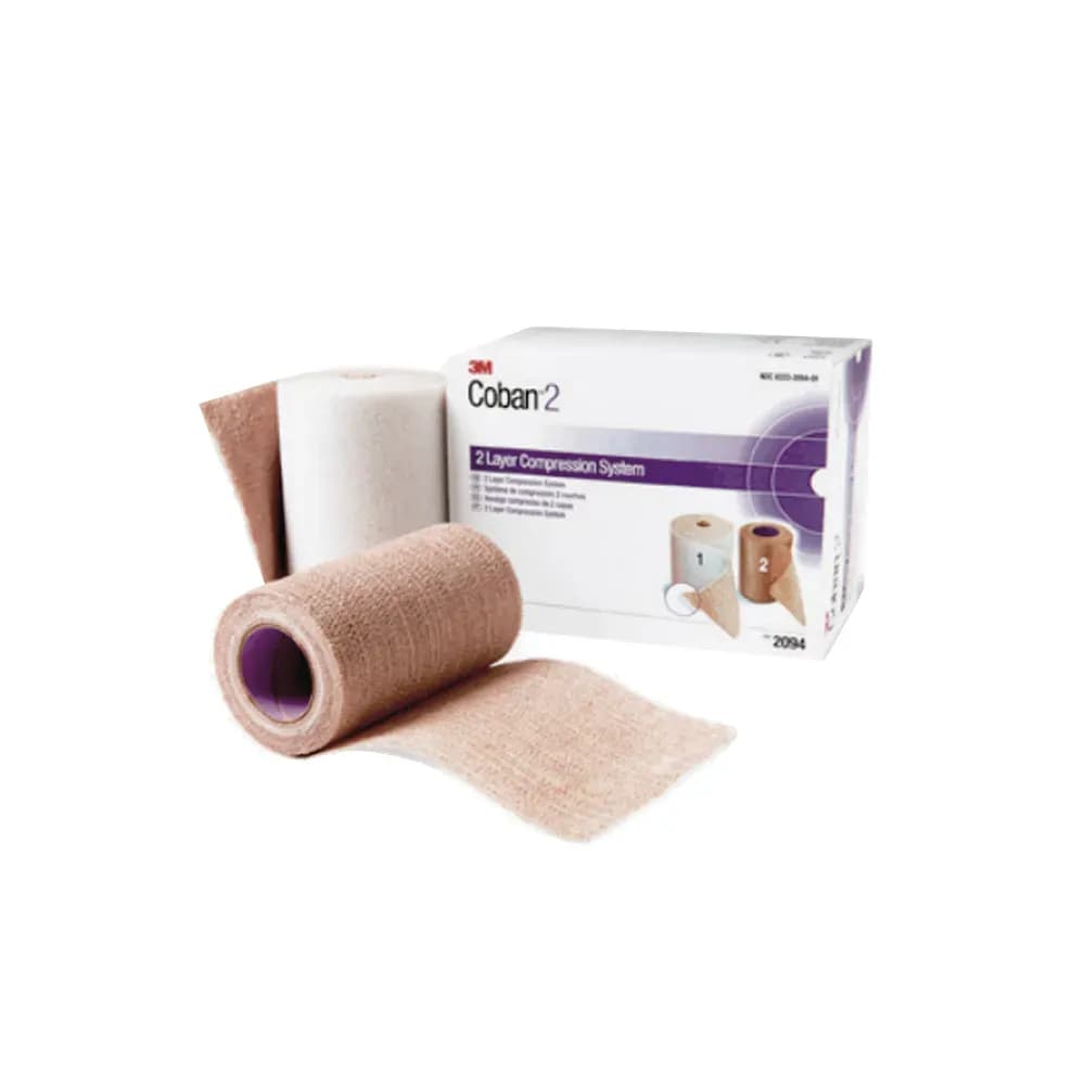 ATADURA ELÁSTICA COMPRESSIVA COBAN2 10CMX2,7M E 10CMX3,5M 3M