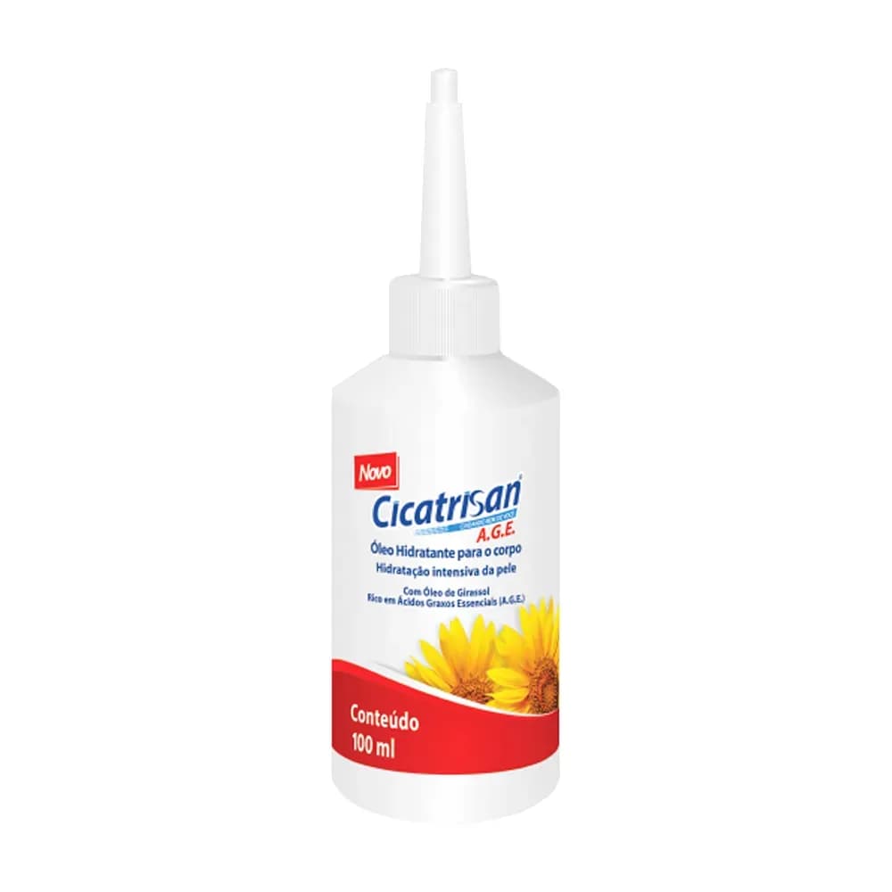 ÓLEO HIDRATANTE CORPORAL A.G.E. 100ML CICATRISAN SANFARMA
