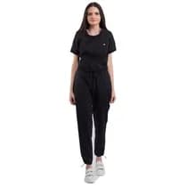 Pijama Cirúrgico Feminino Impulse Preto - Dra. Cherie