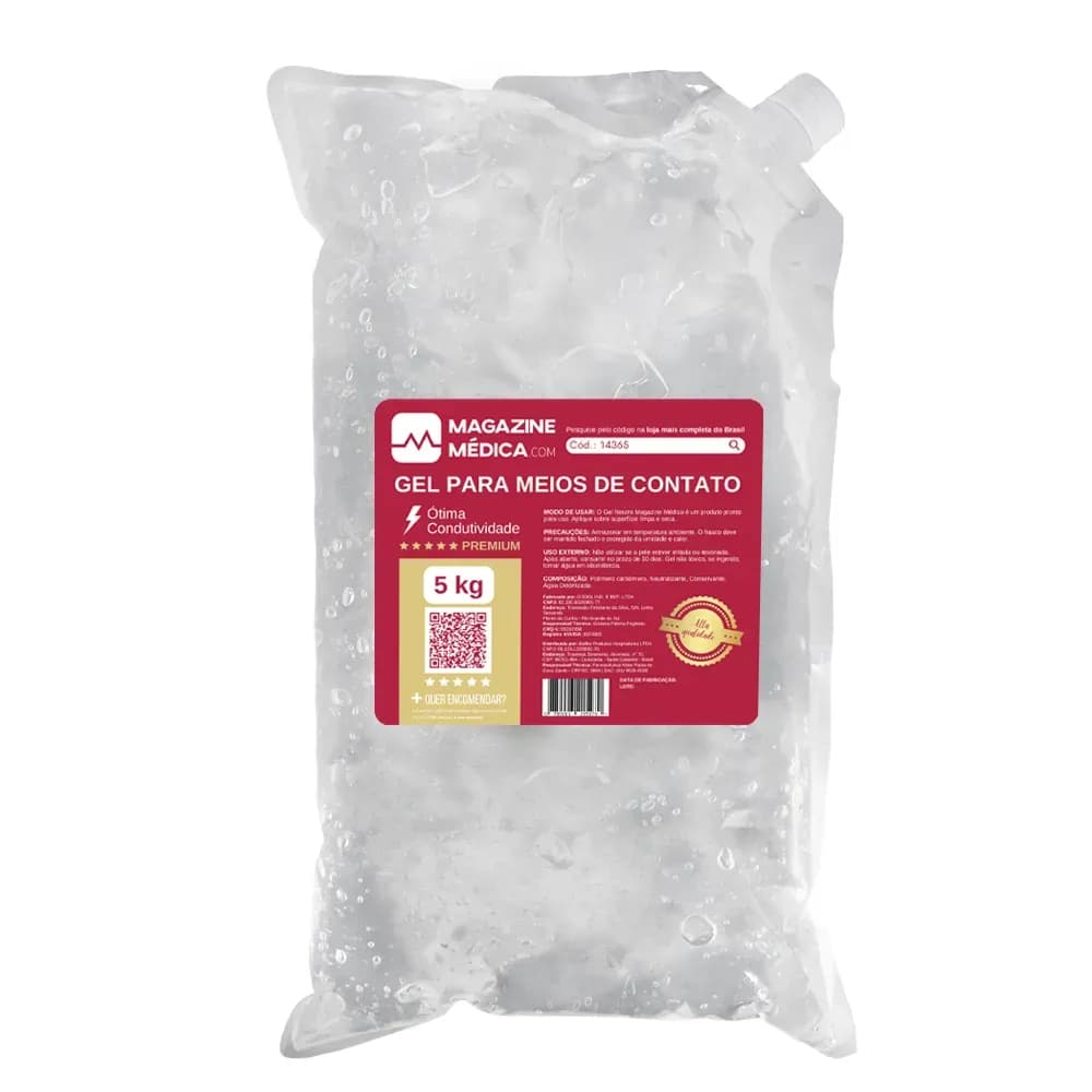GEL CONDUTOR PARA ECG / ULTRASSOM BAG 5KG