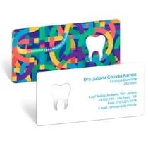 Cartão de Visita Dente Color Good Vibes