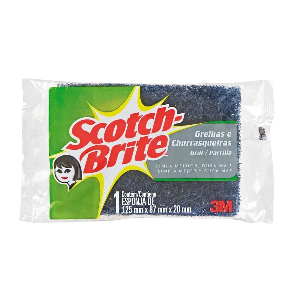 ESPONJA FIBRA ABRASIVA SINTÉTICA SCOTCH-BRITE 3M