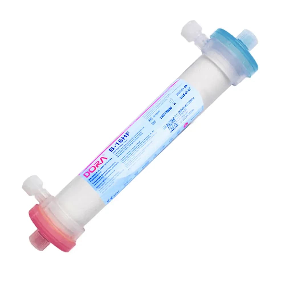 FILTRO DIALISADOR FIBRA OCA USO ÚNICO ALTO FLUXO B-16HF DORA