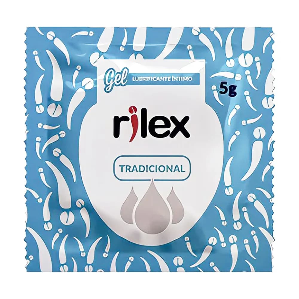 GEL LUBRIFICANTE ÍNTIMO TRADICIONAL 5G C/100UN RILEX