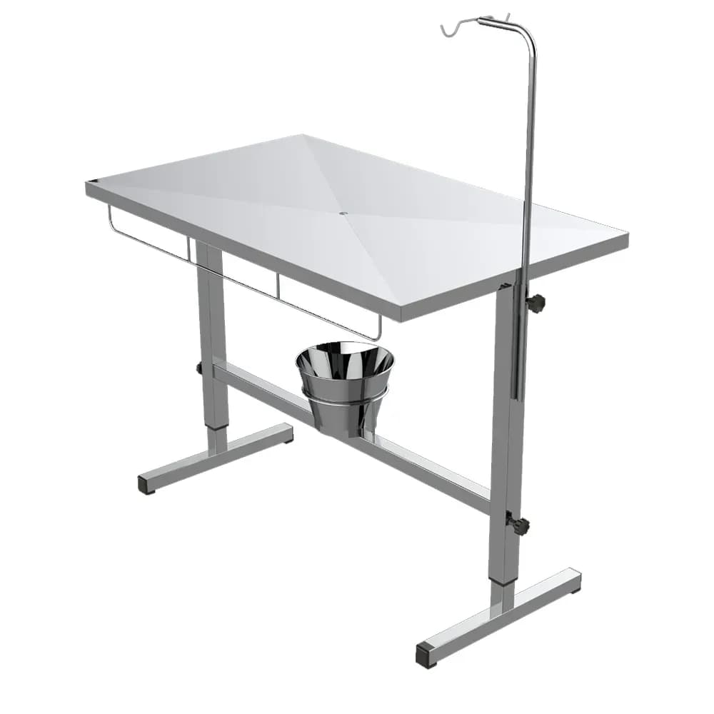 MESA CIRURGIA VETERINARIA AÇO INOX 120X70CM